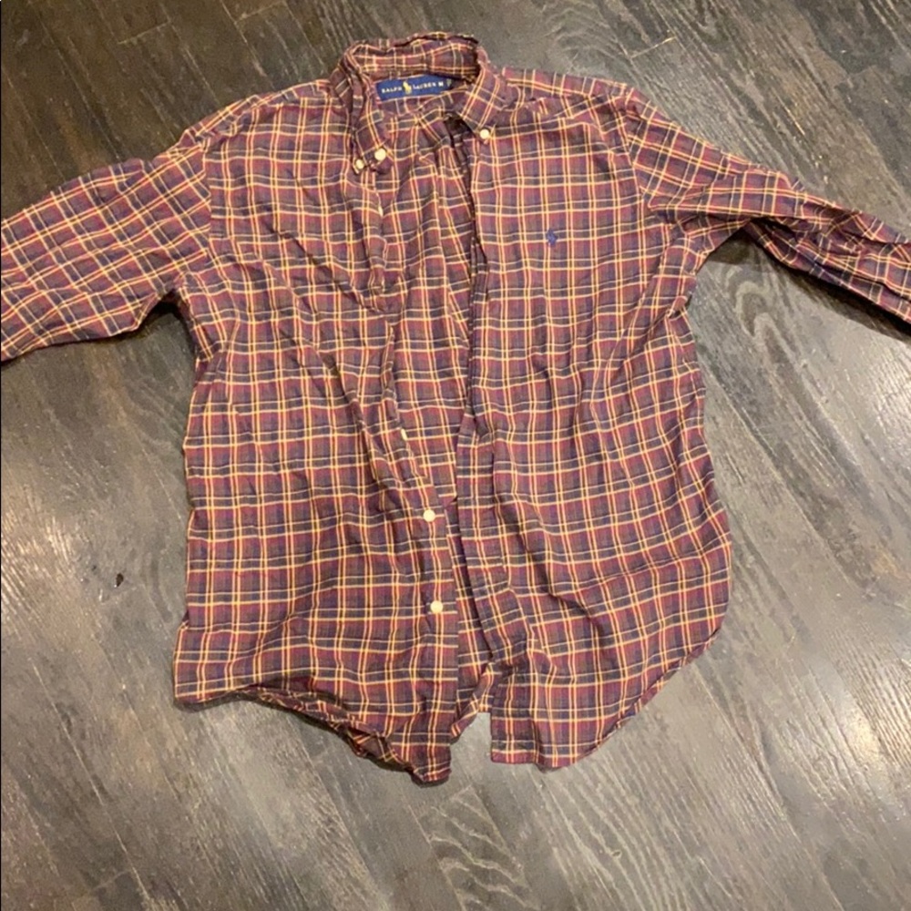 Plaid Ralph Lauren button down